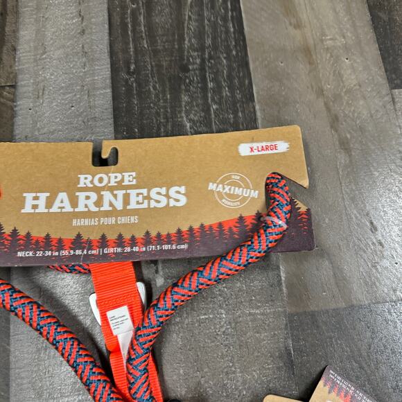 NWT Arcadia Trail XL Dog Puppy Rope Harness Unisex Paracord Mobility - Picture 4 of 5
